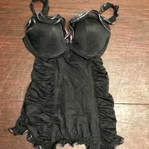Victoria’s Secret Sexy Black Corset Slip 36D